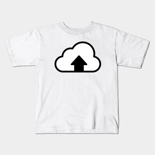 Cloud Upload Logo Kids T-Shirt by AustralianMate